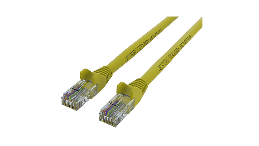 WS Networking WSN-P UTP C6 1m Yellow